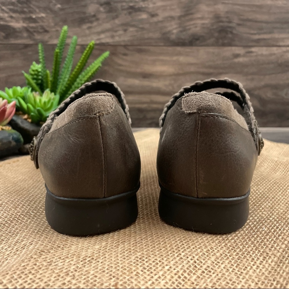 NIB Aetrex Ada Comfort Leather Mary Jane Shoes 38 - Picture 7 of 12
